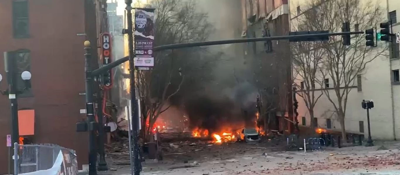 ΗΠΑ: «Εσκεμμένη ενέργεια» η ισχυρότατη έκρηξη που συγκλόνισε το Νάσβιλ του Τενεσί - Τρείς τραυματίες (upd)